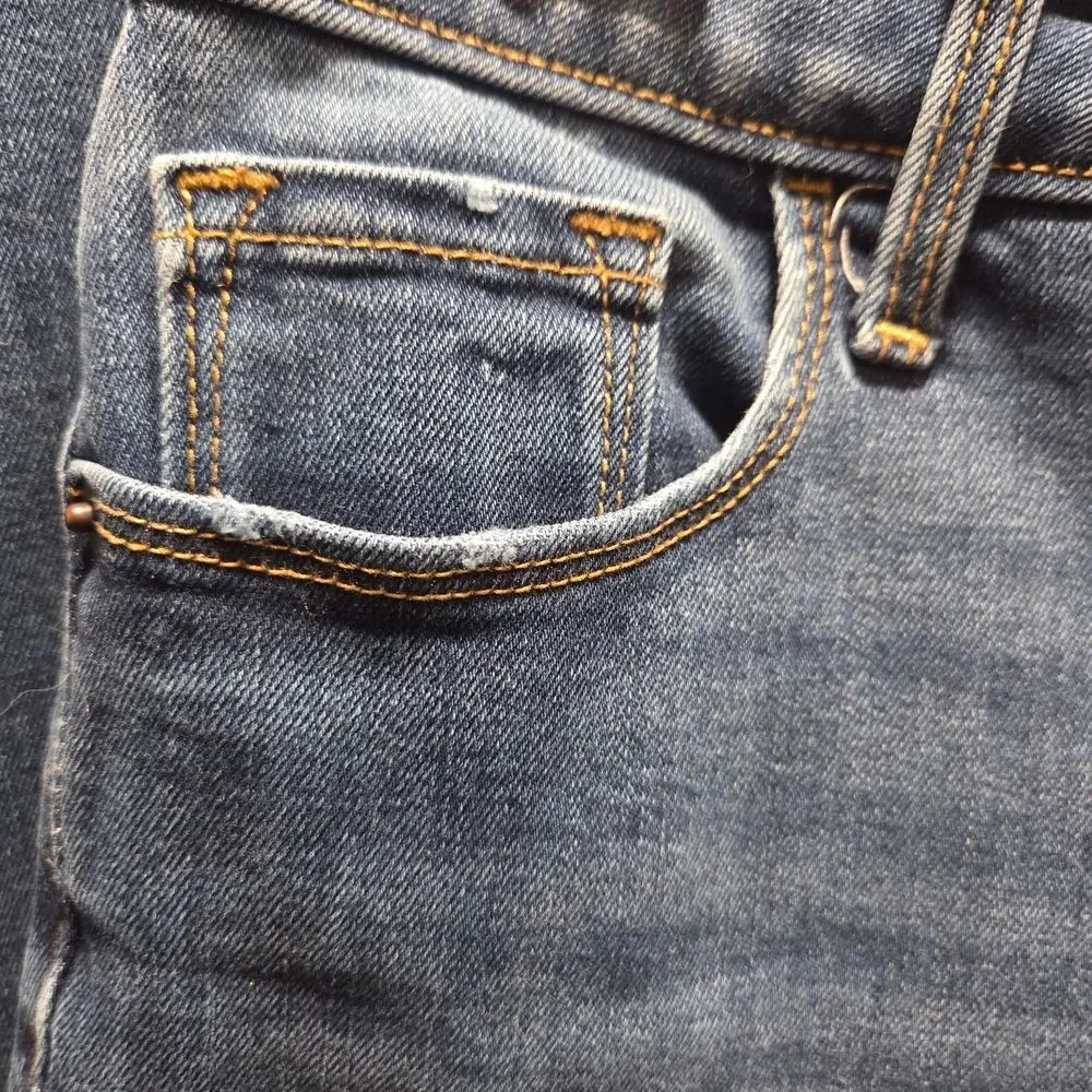 Old Navy Power Slim Straight High Rise Stretch Denim Petite Jeans 10P